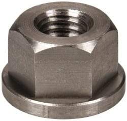 Gibraltar - 1/2-13, 1-1/8" Flange Diam, 11/16" High, 7/8" Across Flats, Flange Nut - Grade 303 Stainless Steel, 5/32" Flange Height - Exact Tool & Supply