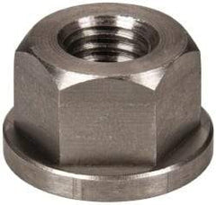 Gibraltar - 1/2-13, 1-1/8" Flange Diam, 11/16" High, 7/8" Across Flats, Flange Nut - Grade 303 Stainless Steel, 5/32" Flange Height - Exact Tool & Supply
