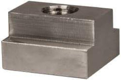 Gibraltar - 1/2-13 Blind Tapped T Slot Nut - 11/16" Slot Width, 1-1/8 x 13/32" Base Width x Height, 1-1/4 x 3/4" OAL x Height - Exact Tool & Supply