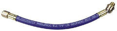 Coilhose Pneumatics - 3/8" ID 1-1/2' Long Lead-In Whip Hose - FNPT x MNPT Ball Swivel Ends, 300 Working psi, -40 to 212°F, 1/4" Fitting, - Exact Tool & Supply