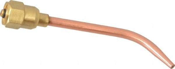 Value Collection - #00 Tip, Oxy-Acetylene, 141T Series Light Duty Welding Elbow Nozzle - For Use with General Purpose Torches - Exact Tool & Supply