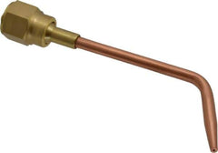 Value Collection - #2 Tip, Oxy-Acetylene, 143T Series Heavy Duty Welding Elbow Nozzle - For Use with General Purpose Torches - Exact Tool & Supply