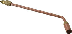 Value Collection - #4 Tip, Oxy-Acetylene, 141T Series Light Duty Heating Elbow Nozzle - For Use with General Purpose Torches - Exact Tool & Supply