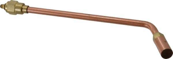 Value Collection - #4 Tip, Oxy-Acetylene, 142T Series Medium Duty Heating Elbow Nozzle - For Use with General Purpose Torches - Exact Tool & Supply