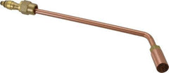 Value Collection - #6 Tip, Oxy-Acetylene, 142T Series Medium Duty Heating Elbow Nozzle - For Use with General Purpose Torches - Exact Tool & Supply