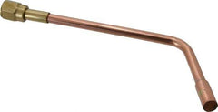 Value Collection - #4 Tip, Oxy-Acetylene, 143T Series Heavy Duty Heating Elbow Nozzle - For Use with General Purpose Torches - Exact Tool & Supply