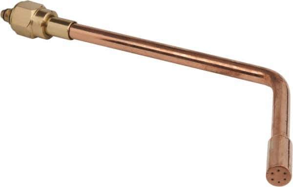 Value Collection - #6 Tip, Oxy-Acetylene, 143T Series Heavy Duty Heating Elbow Nozzle - For Use with General Purpose Torches - Exact Tool & Supply