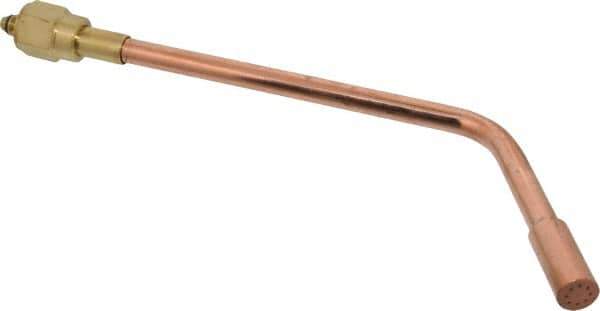 Value Collection - #8 Tip, Oxy-Acetylene, 143T Series Heavy Duty Heating Elbow Nozzle - For Use with General Purpose Torches - Exact Tool & Supply