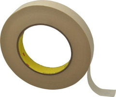 3M - 3/4" Wide x 60 Yd Long Tan Paper Masking Tape - Series 232, 6.3 mil Thick, 27 In/Lb Tensile Strength - Exact Tool & Supply