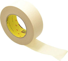3M - 2" Wide x 60 Yd Long Tan Paper Masking Tape - Series 232, 6.3 mil Thick, 27 In/Lb Tensile Strength - Exact Tool & Supply