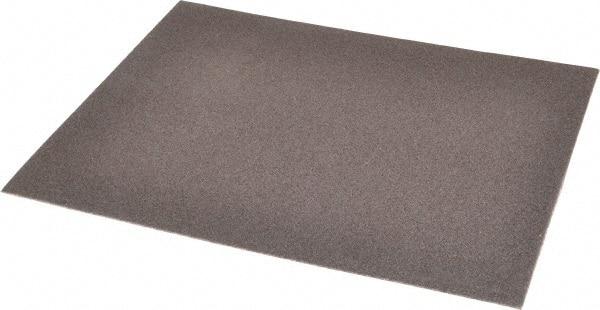 Made in USA - 60 Grit, Aluminum Oxide Adhesive Backed Sanding Sheets - Cloth, 9" x 11", Medium Grade, J Weighted Backing - Exact Tool & Supply