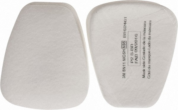 3M - 10 Qty 1 Pack White N95 Filter - Exact Tool & Supply