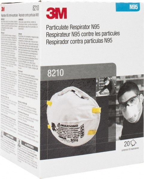 3M - N95, Size Universal, Particulate Respirator - Exact Tool & Supply