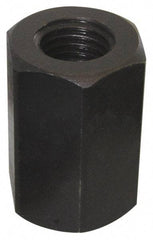 Value Collection - 3/4-10 UNC, 1-7/8" OAL Steel Standard Coupling Nut - Black Oxide Coated, 1-1/4" Width Across Flats - Exact Tool & Supply