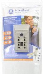 Supra - Push Button Combination, Permanent Key Safe - Brass Finish - Exact Tool & Supply