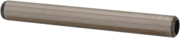 Value Collection - 1/4" Diam x 2-1/4" Pin Length Grade 8 Alloy Steel Pull Out Dowel Pin - 1 Rounded & 1 Threaded End - Exact Tool & Supply