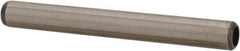Value Collection - 1/4" Diam x 2-1/4" Pin Length Grade 8 Alloy Steel Pull Out Dowel Pin - 1 Rounded & 1 Threaded End - Exact Tool & Supply