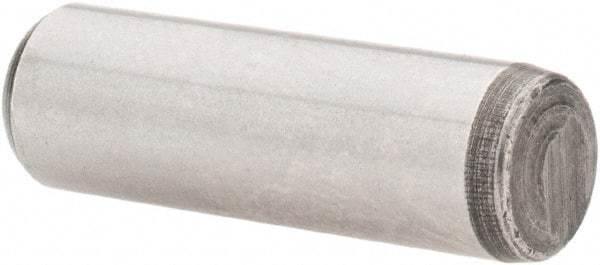 Value Collection - 5/16" Diam x 2" Pin Length Grade 8 Alloy Steel Pull Out Dowel Pin - 1 Rounded & 1 Threaded End - Exact Tool & Supply