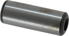 Value Collection - 3/8" Diam x 1" Pin Length Grade 8 Alloy Steel Pull Out Dowel Pin - 1 Rounded & 1 Threaded End - Exact Tool & Supply