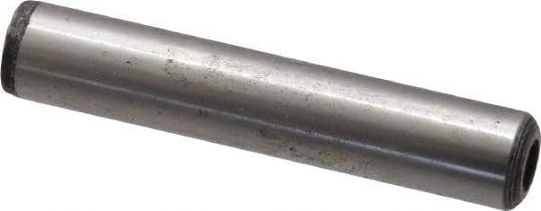 Value Collection - 3/8" Diam x 2" Pin Length Grade 8 Alloy Steel Pull Out Dowel Pin - 1 Rounded & 1 Threaded End - Exact Tool & Supply