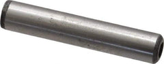 Value Collection - 3/8" Diam x 2" Pin Length Grade 8 Alloy Steel Pull Out Dowel Pin - 1 Rounded & 1 Threaded End - Exact Tool & Supply