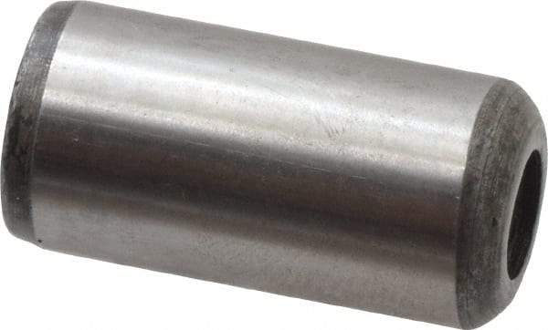 Value Collection - 1/2" Diam x 1" Pin Length Grade 8 Alloy Steel Pull Out Dowel Pin - 1 Rounded & 1 Threaded End - Exact Tool & Supply