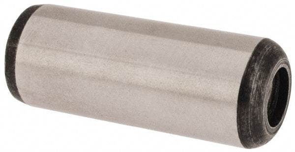 Value Collection - 1/2" Diam x 1-1/4" Pin Length Grade 8 Alloy Steel Pull Out Dowel Pin - 1 Rounded & 1 Threaded End - Exact Tool & Supply
