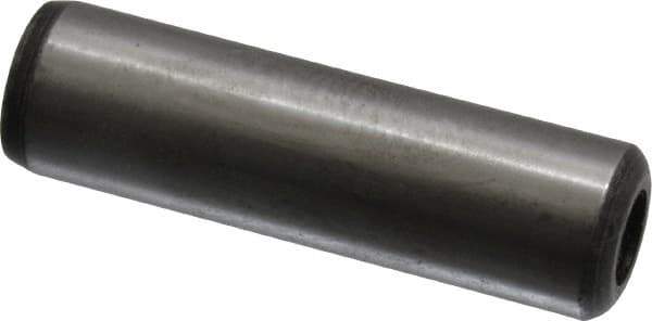 Value Collection - 1/2" Diam x 1-3/4" Pin Length Grade 8 Alloy Steel Pull Out Dowel Pin - 1 Rounded & 1 Threaded End - Exact Tool & Supply