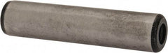 Value Collection - 1/2" Diam x 2-1/4" Pin Length Grade 8 Alloy Steel Pull Out Dowel Pin - 1 Rounded & 1 Threaded End - Exact Tool & Supply