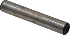 Value Collection - 1/2" Diam x 3" Pin Length Grade 8 Alloy Steel Pull Out Dowel Pin - 1 Rounded & 1 Threaded End - Exact Tool & Supply