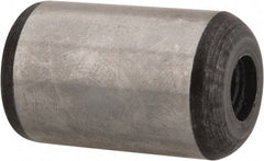 Value Collection - 5/8" Diam x 1" Pin Length Grade 8 Alloy Steel Pull Out Dowel Pin - 1 Rounded & 1 Threaded End - Exact Tool & Supply