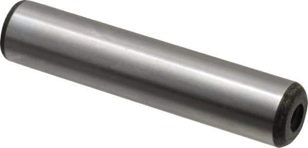 Value Collection - 5/8" Diam x 3" Pin Length Grade 8 Alloy Steel Pull Out Dowel Pin - 1 Rounded & 1 Threaded End - Exact Tool & Supply