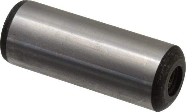 Value Collection - 3/4" Diam x 2" Pin Length Grade 8 Alloy Steel Pull Out Dowel Pin - 1 Rounded & 1 Threaded End - Exact Tool & Supply