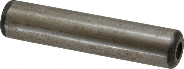 Value Collection - 3/4" Diam x 3-1/2" Pin Length Grade 8 Alloy Steel Pull Out Dowel Pin - 1 Rounded & 1 Threaded End - Exact Tool & Supply