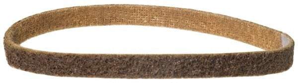 3M - 4" Wide x 132" OAL, Aluminum Oxide Abrasive Belt - Aluminum Oxide, Very Fine, Nonwoven, Series SC-BL - Exact Tool & Supply