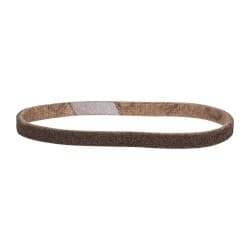 3M - 1/2" Wide x 18" OAL, Aluminum Oxide Abrasive Belt - Aluminum Oxide, Coarse, Nonwoven, Series SC-BS - Exact Tool & Supply