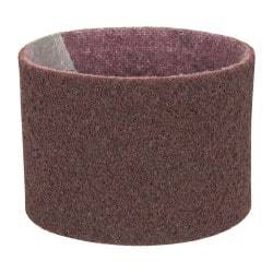 3M - 3-1/2" Wide x 15-1/2" OAL, Aluminum Oxide Abrasive Belt - Aluminum Oxide, Medium, Nonwoven, Series SC-BS - Exact Tool & Supply