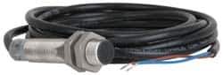 Eaton Cutler-Hammer - NPN, 2mm Detection, Cylinder Shielded, Inductive Proximity Sensor - 2 Wires, IP67, 20 to 250 VAC, M12x1 Thread, 2.46 Inch Long - Exact Tool & Supply