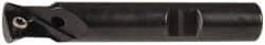 Dorian Tool - 60° Included Angle, 1/2 Inch Max Cutting Diameter, 1 Cutter Insert, 3/8 Inch Shank Diameter, TDEX 110204-EN Insert Style, Indexable Dovetail Cutter - 2.39 Inch Overall Length - Exact Tool & Supply