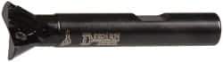Dorian Tool - 60° Included Angle, 3/4 Inch Max Cutting Diameter, 2 Inserts, 3/8 Inch Shank Diameter, TDEX 110204-EN Insert Style, Indexable Dovetail Cutter - 2.39 Inch Overall Length - Exact Tool & Supply