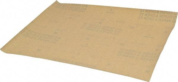 Value Collection - 220 Grit, Aluminum Oxide Sanding Sheet - 11" Long x 9" Wide, Very Fine Grade, A Weighted Paper Backing - Exact Tool & Supply