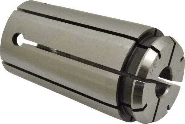 Accupro - TG/PG 100 7/16" Standard Single Angle Collet - 0.02mm TIR, 60.14mm OAL, 34.26mm Overall Diam - Exact Tool & Supply