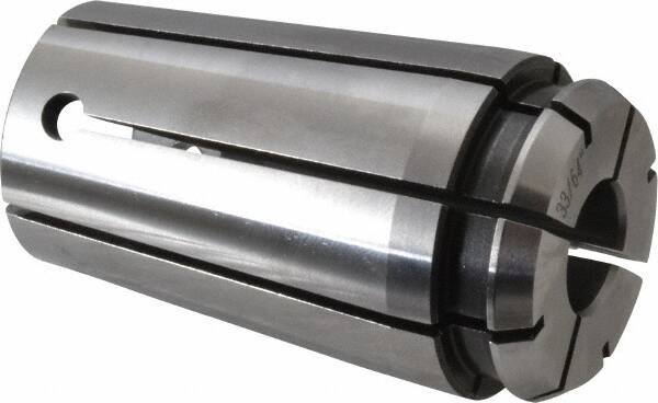 Accupro - TG/PG 100 33/64" Standard Single Angle Collet - 0.02mm TIR, 60.14mm OAL, 34.26mm Overall Diam - Exact Tool & Supply