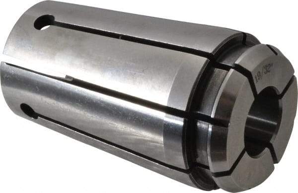 Accupro - TG/PG 100 19/32" Standard Single Angle Collet - 0.02mm TIR, 60.14mm OAL, 34.26mm Overall Diam - Exact Tool & Supply