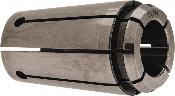 Accupro - TG/PG 100 51/64" Standard Single Angle Collet - 0.02mm TIR, 60.14mm OAL, 34.26mm Overall Diam - Exact Tool & Supply