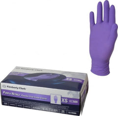 Kimtech - Size XS, 6 mil, Medical Grade, Powder Free Nitrile Disposable Gloves - Exact Tool & Supply