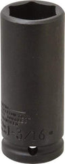 Proto - 3/4" Drive 1-3/16" Deep Thin Wall Impact Socket - 6 Points, 4" OAL - Exact Tool & Supply