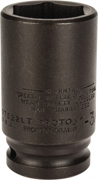 Proto - 3/4" Drive 1-3/8" Deep Thin Wall Impact Socket - Exact Tool & Supply