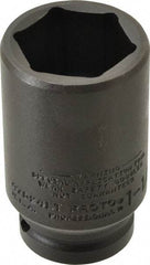 Proto - 3/4" Drive 1-1/2" Deep Thin Wall Impact Socket - 6 Points, 3-1/2" OAL - Exact Tool & Supply