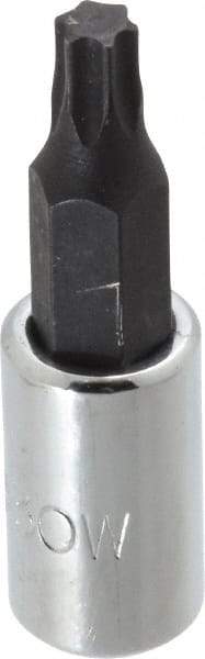 Proto - 1/4" Drive, T30 Torx Bit Socket - 1-3/4" OAL - Exact Tool & Supply